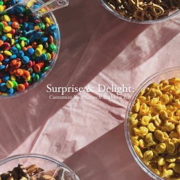 Surprise! We are so glad you enjoyed our “Surprise and Delight: Trail Mix Bar” POP! event! ???Be on the look out for more exciting events here at Launch in the future!  Enjoyed this surprise? Be sure to let us know! We would love to hear your thoughts! Le close up of snacks in bowls on a table
